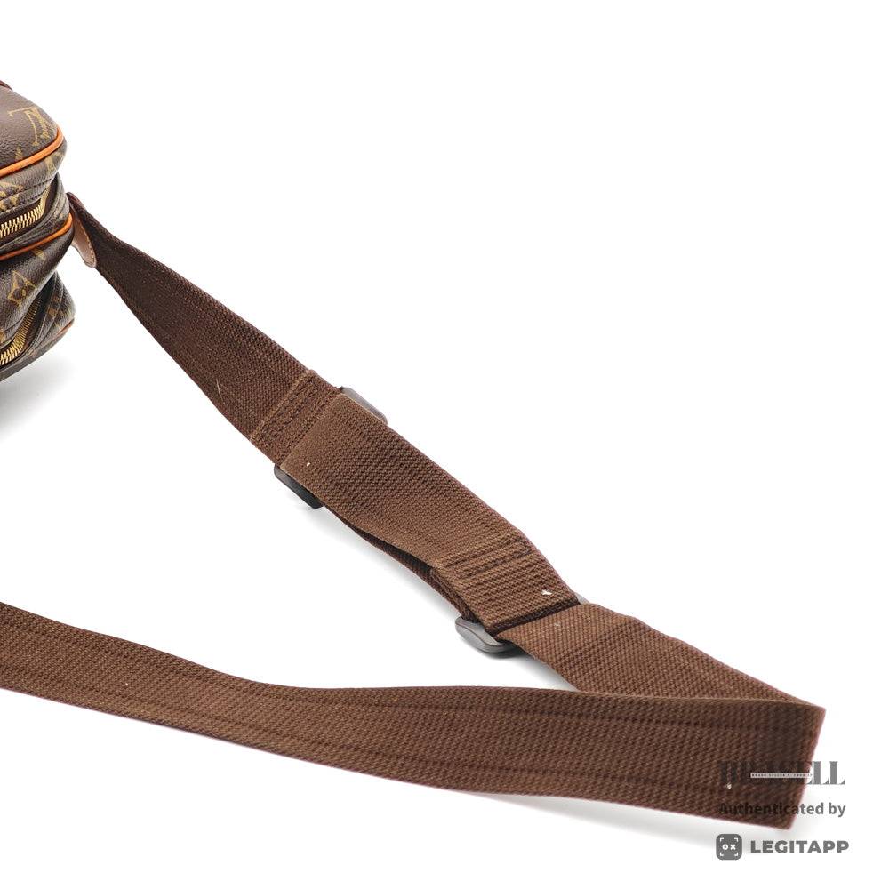 LOUIS VUITTON Reporter PM Monogram Brown Shoulder Bag M45254 【ImportFeeFREE】