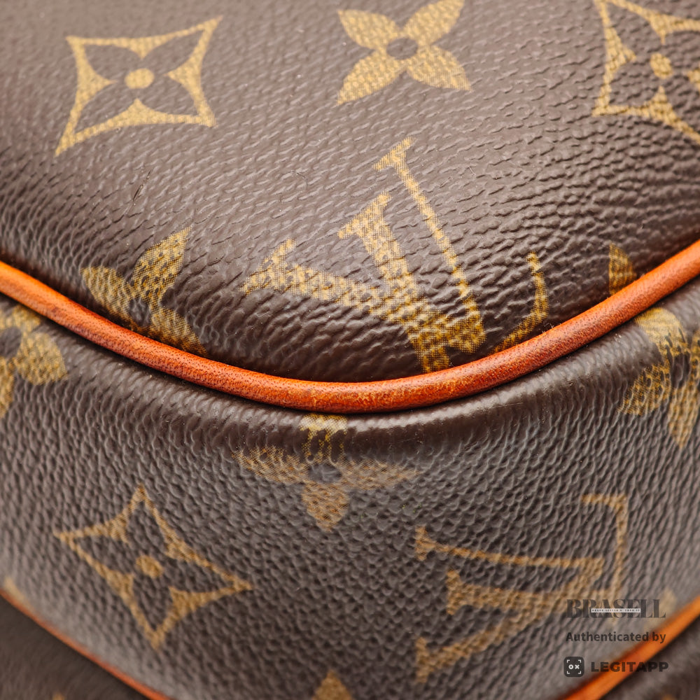 LOUIS VUITTON Reporter PM Monogram Brown Shoulder Bag M45254 【ImportFeeFREE】