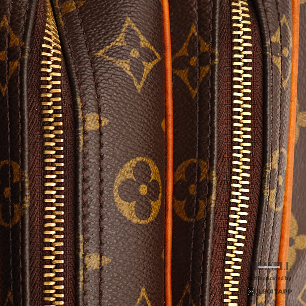 LOUIS VUITTON Reporter PM Monogram Brown Shoulder Bag M45254 【ImportFeeFREE】