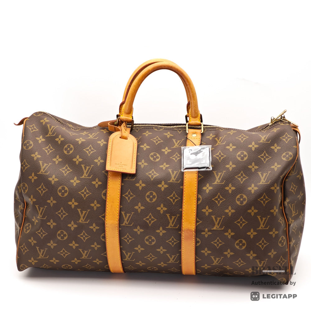 LOUIS VUITTON Keepall 50 Monogram Canvas Brown TravelBag M41426【ImportFeeFREE】