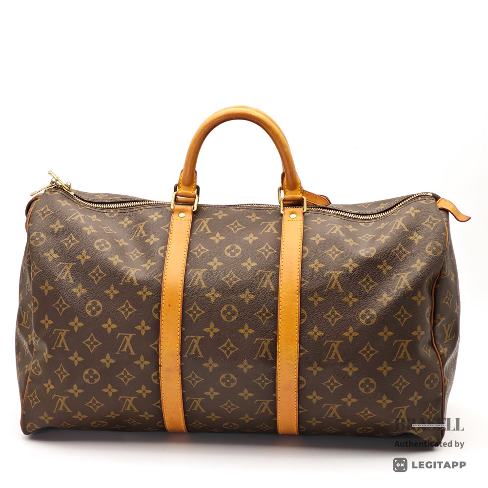 LOUIS VUITTON Keepall 50 Monogram Canvas Brown TravelBag M41426【ImportFeeFREE】