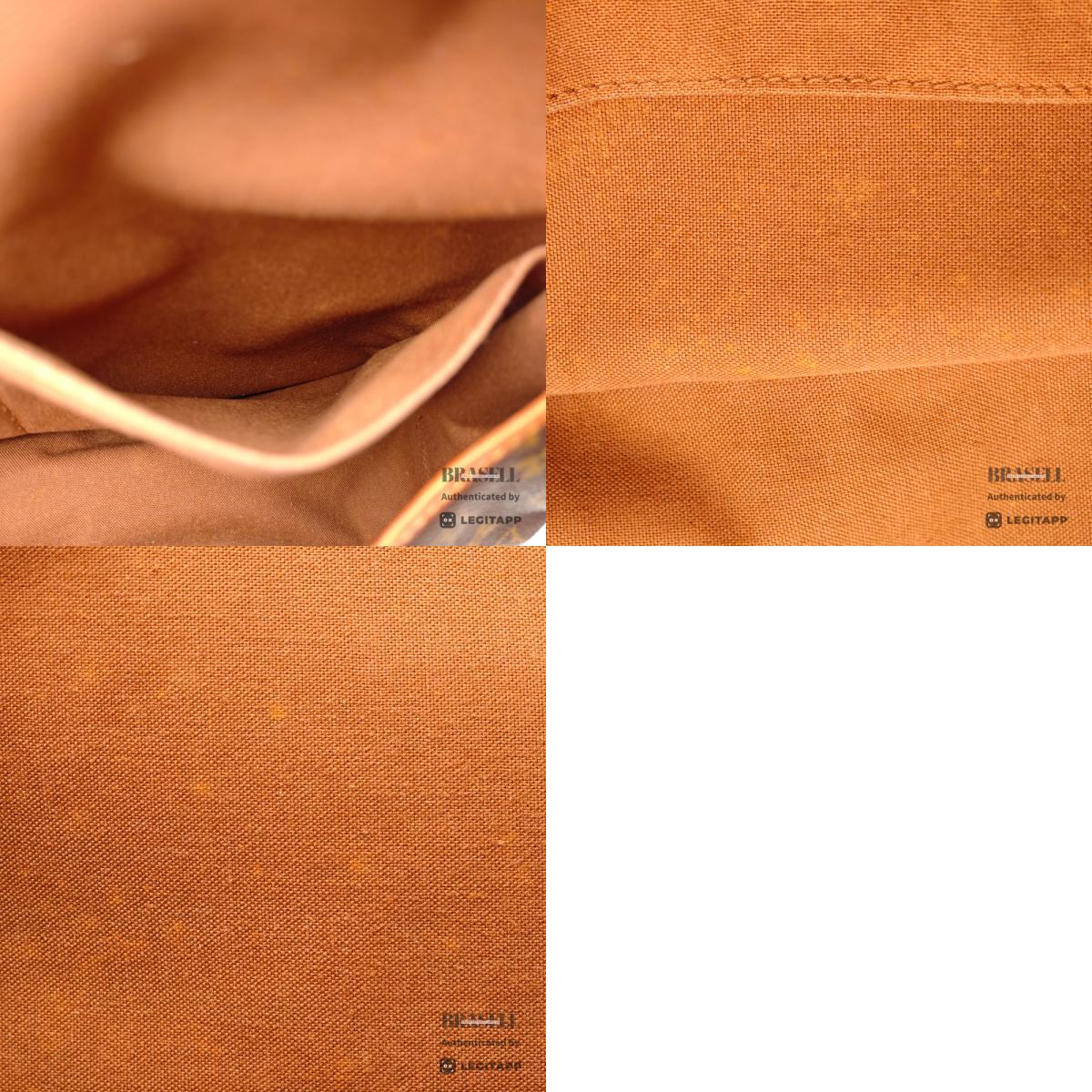 LOUIS VUITTON Saumur 35 Monogram Brown Shoulder Bag M42254 【ImportFeeFREE】