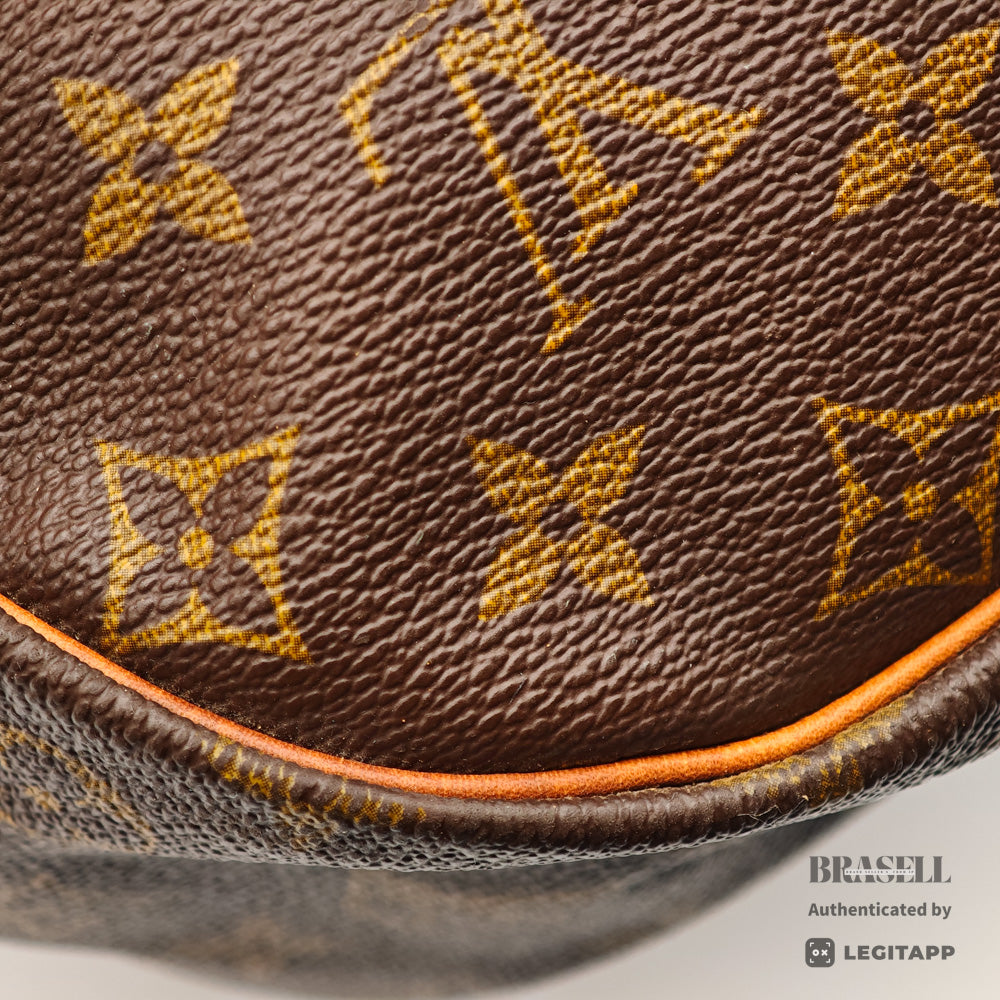 LOUIS VUITTON Saumur 35 Monogram Brown Shoulder Bag M42254 【ImportFeeFREE】