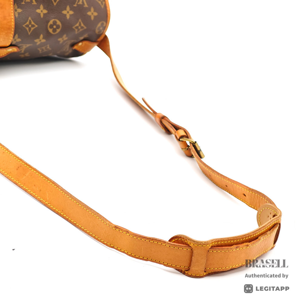 LOUIS VUITTON Saumur 35 Monogram Brown Shoulder Bag M42254 【ImportFeeFREE】