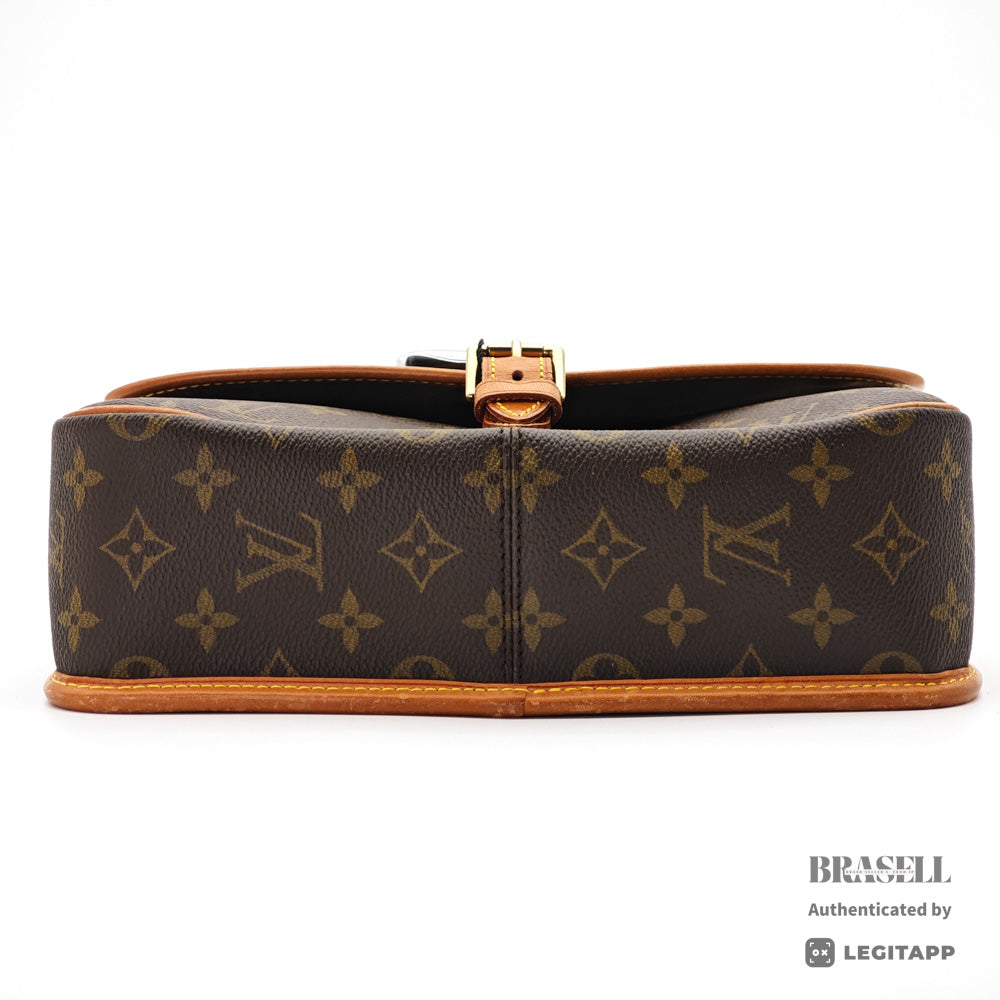 LOUIS VUITTON Saumur 30 Monogram Canvas Shoulder Bag M42250 【ImportFeeFREE】