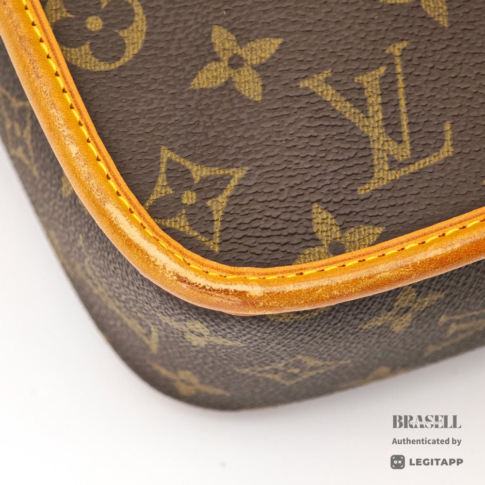 LOUIS VUITTON Saumur 30 Monogram Canvas Shoulder Bag M42250 【ImportFeeFREE】