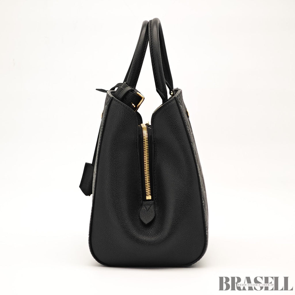 LouisVuitton Montaigne BB M41048 Monogram Empreinte Black【ImportFeeFREE】