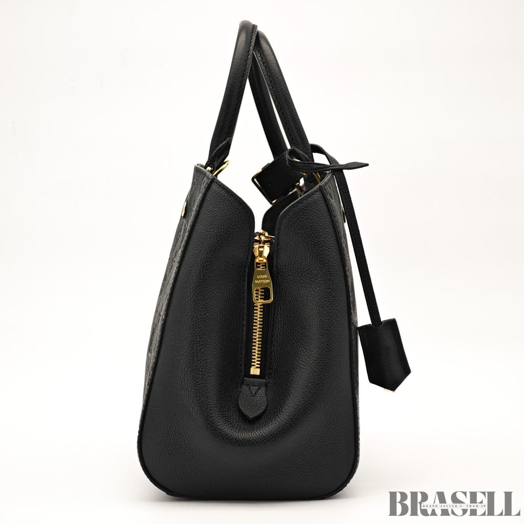 LouisVuitton Montaigne BB M41048 Monogram Empreinte Black【ImportFeeFREE】