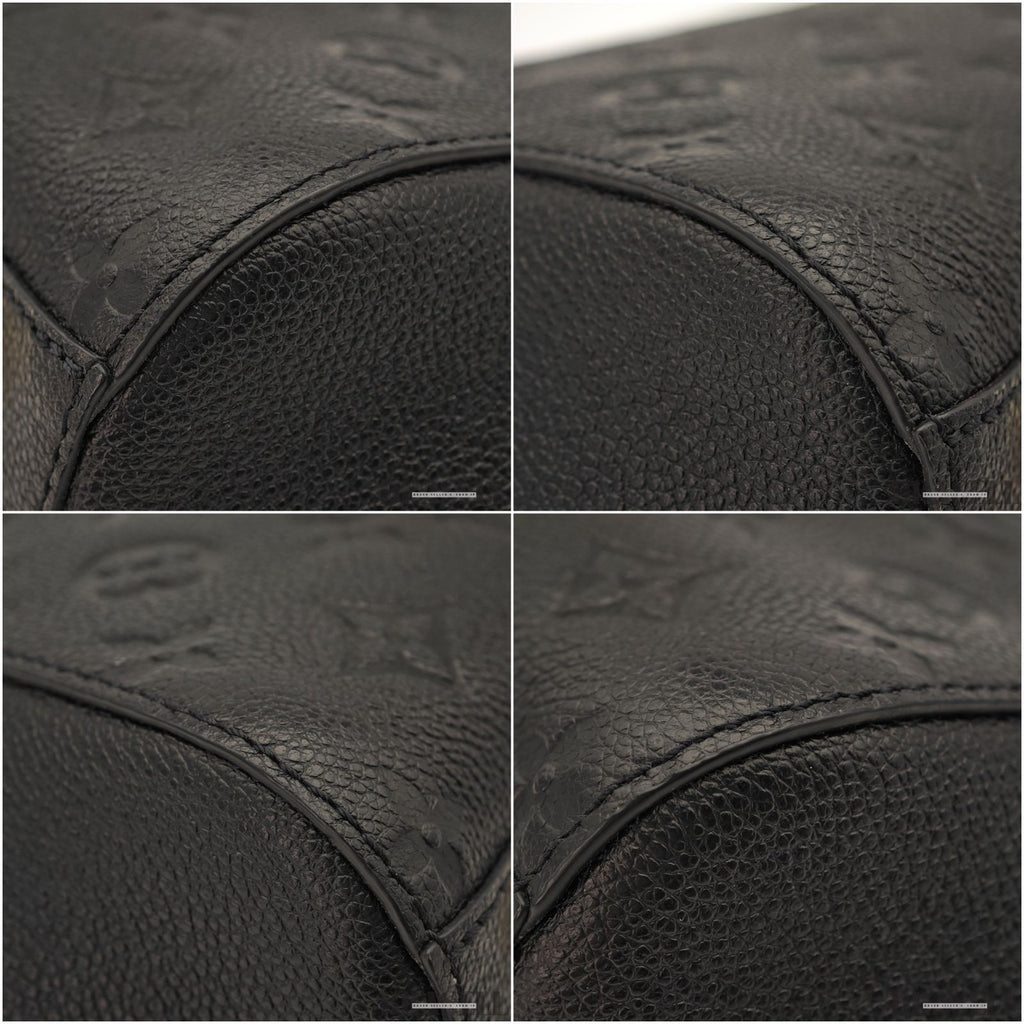 LouisVuitton Montaigne BB M41048 Monogram Empreinte Black【ImportFeeFREE】