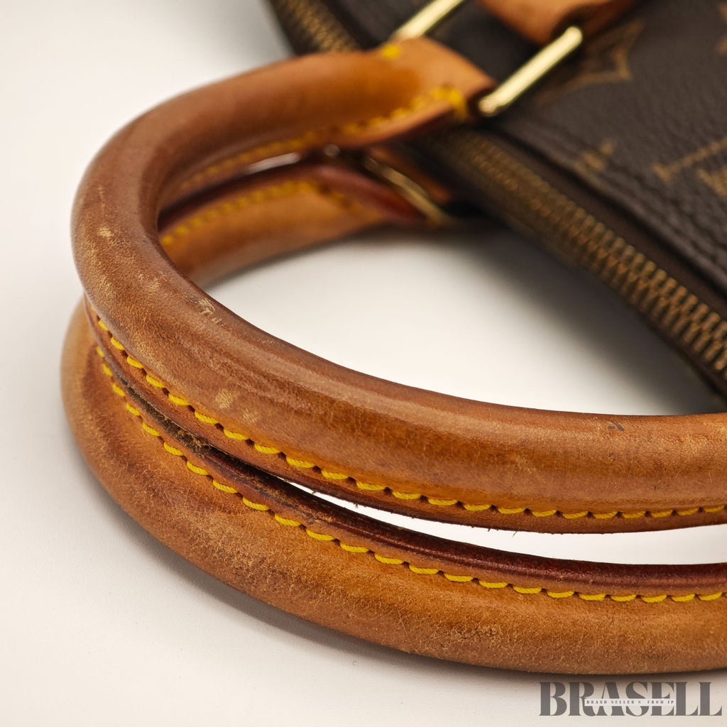 LOUIS VUITTON Monogram Alma M51130 Handbag Brown / Padlock【ImportFREE】