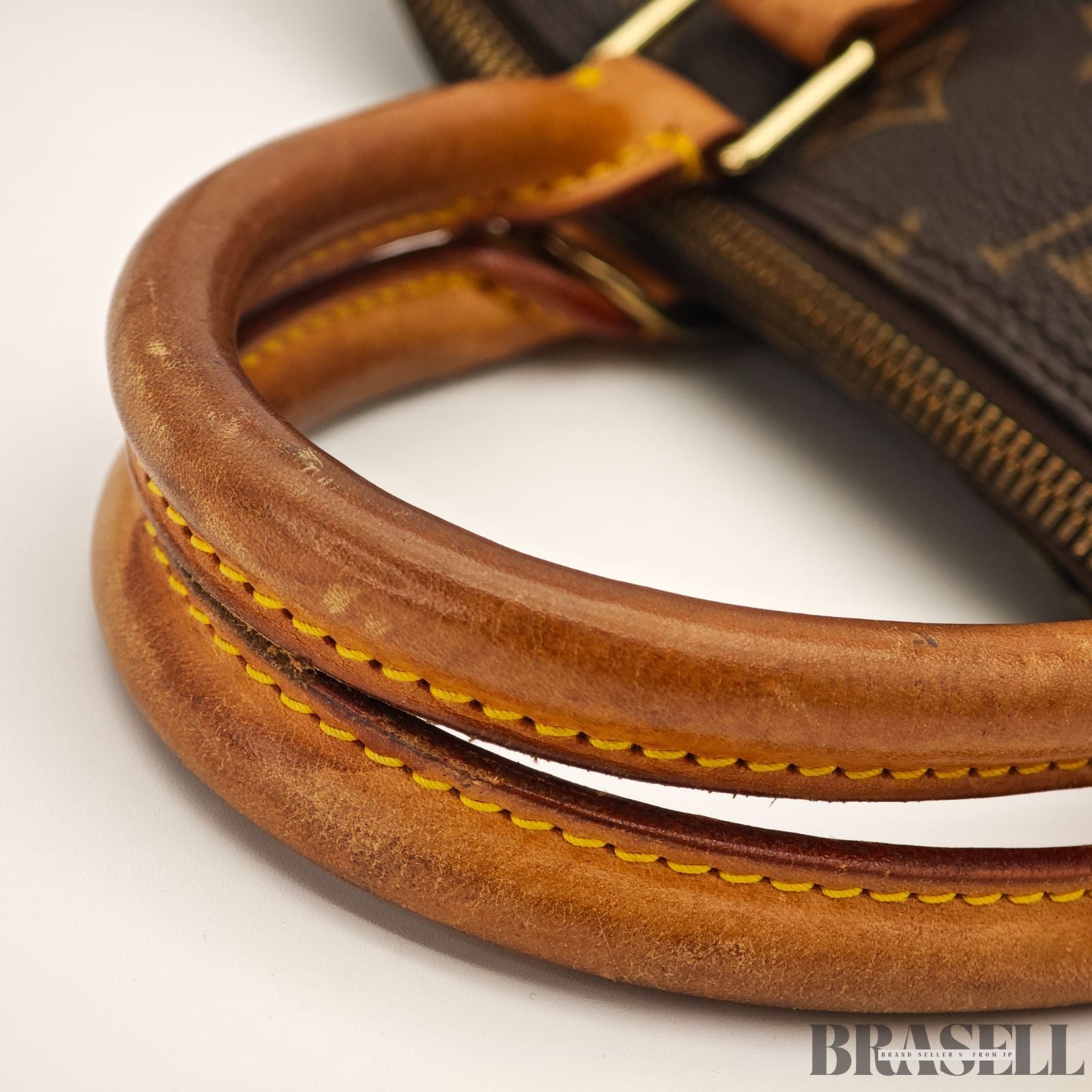 LOUIS VUITTON Monogram Alma M51130 Handbag Brown / Padlock【ImportFREE】
