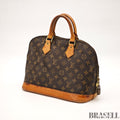 LOUIS VUITTON Monogram Alma M51130 Handbag Brown / Padlock【ImportFREE】