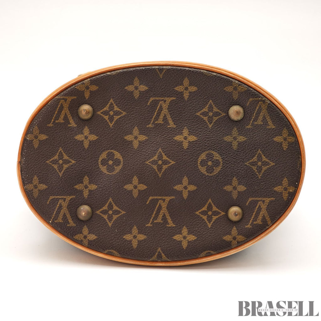 LOUIS VUITTON Bucket PM M42238 Tote Shoulder Bag Monogram Brown 【ImportFREE】