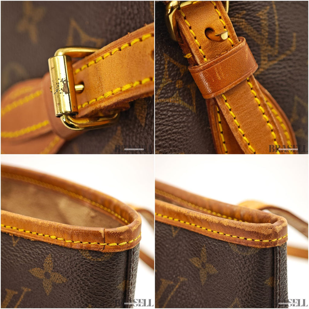 LOUIS VUITTON Bucket PM M42238 Tote Shoulder Bag Monogram Brown 【ImportFREE】