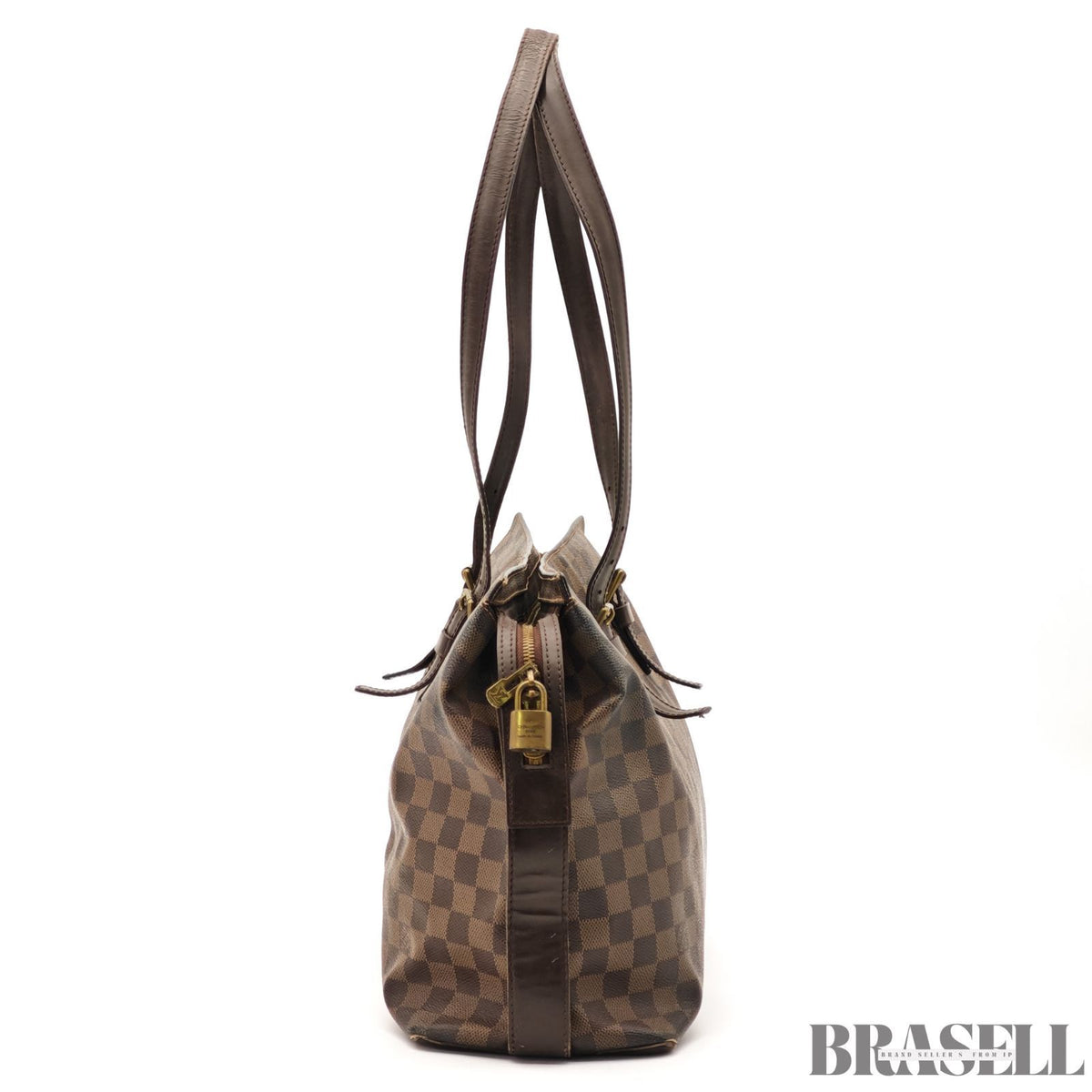 LOUIS VUITTON Damier Ebene Chelsea Tote Bag N51119 / Padlock【ImportFREE】