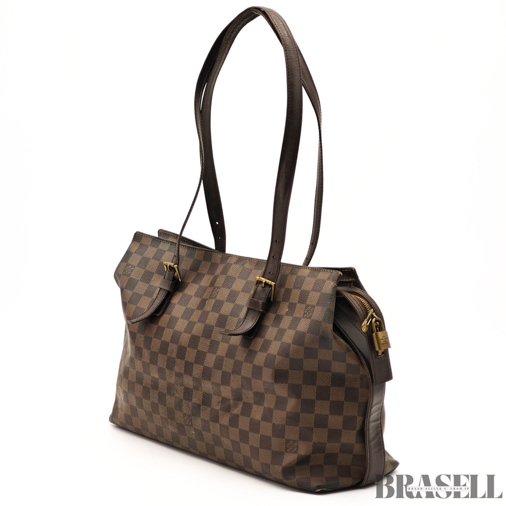 LOUIS VUITTON Damier Ebene Chelsea Tote Bag N51119 / Padlock【ImportFREE】