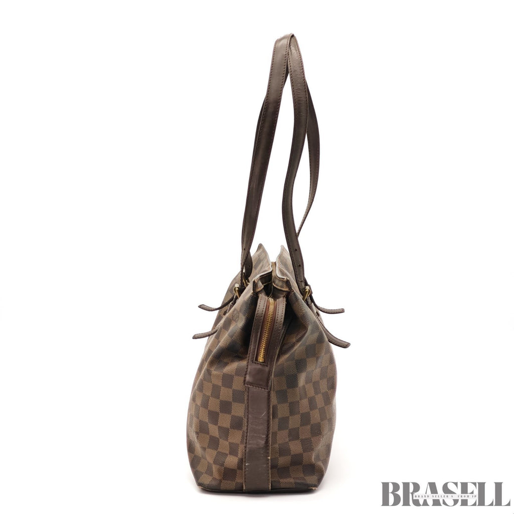 LOUIS VUITTON Damier Ebene Chelsea Tote Bag N51119 / Padlock【ImportFREE】