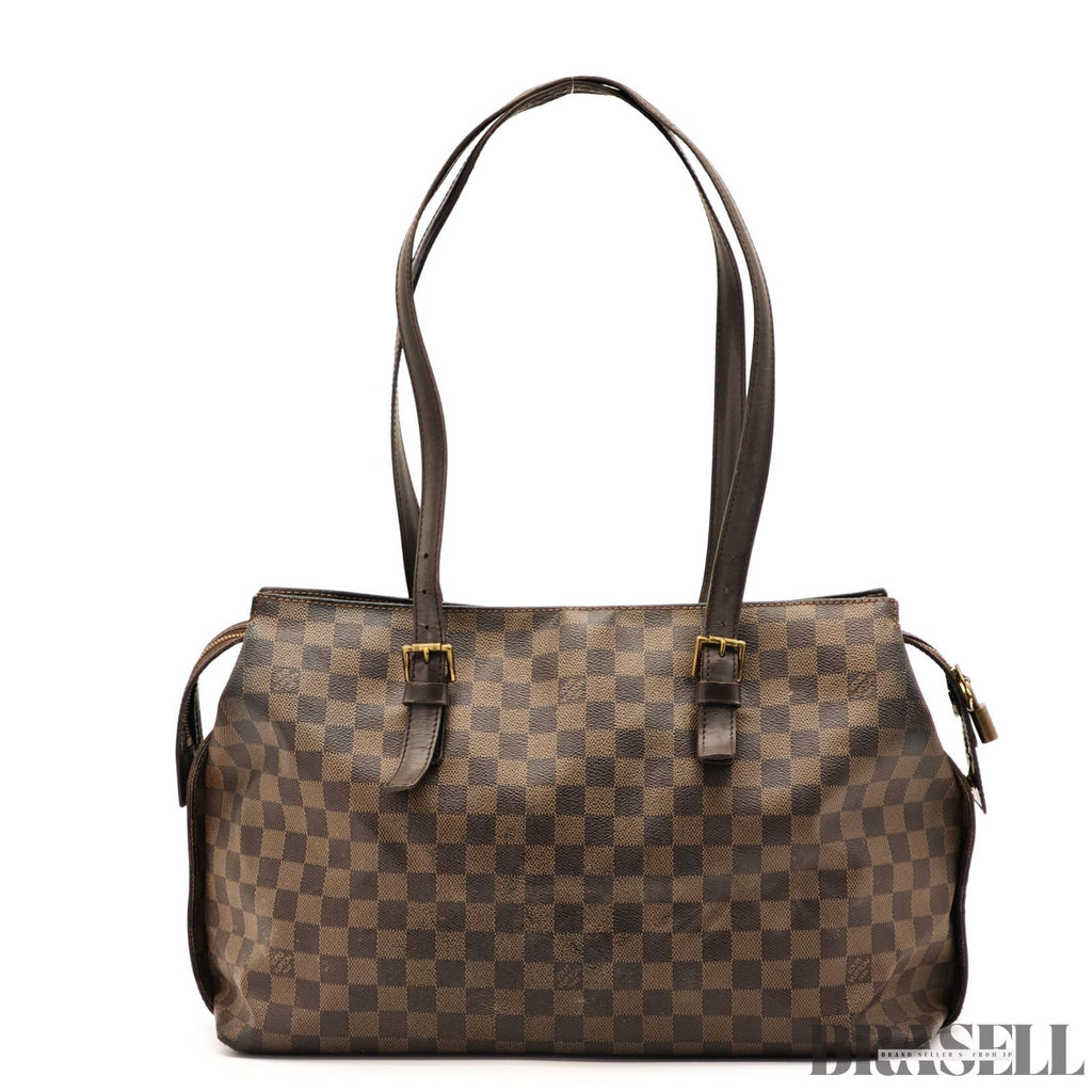 LOUIS VUITTON Damier Ebene Chelsea Tote Bag N51119 / Padlock【ImportFREE】