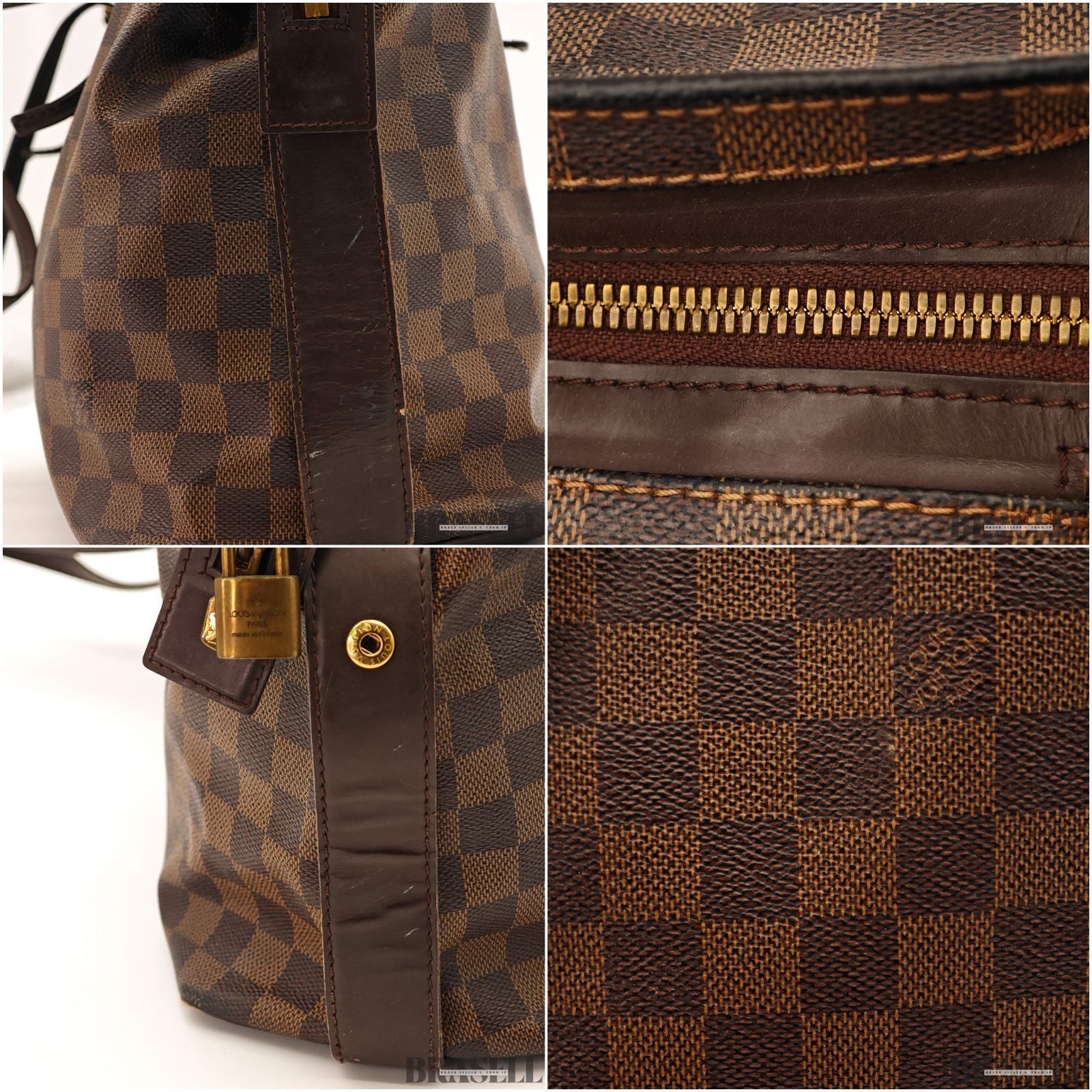 LOUIS VUITTON Damier Ebene Chelsea Tote Bag N51119 / Padlock【ImportFREE】