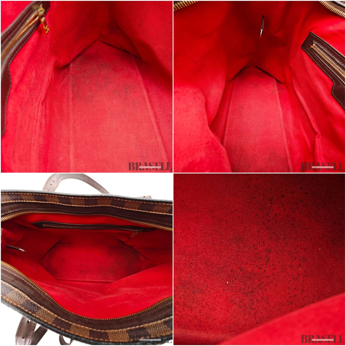 LOUIS VUITTON Damier Ebene Chelsea Tote Bag N51119 / Padlock【ImportFREE】