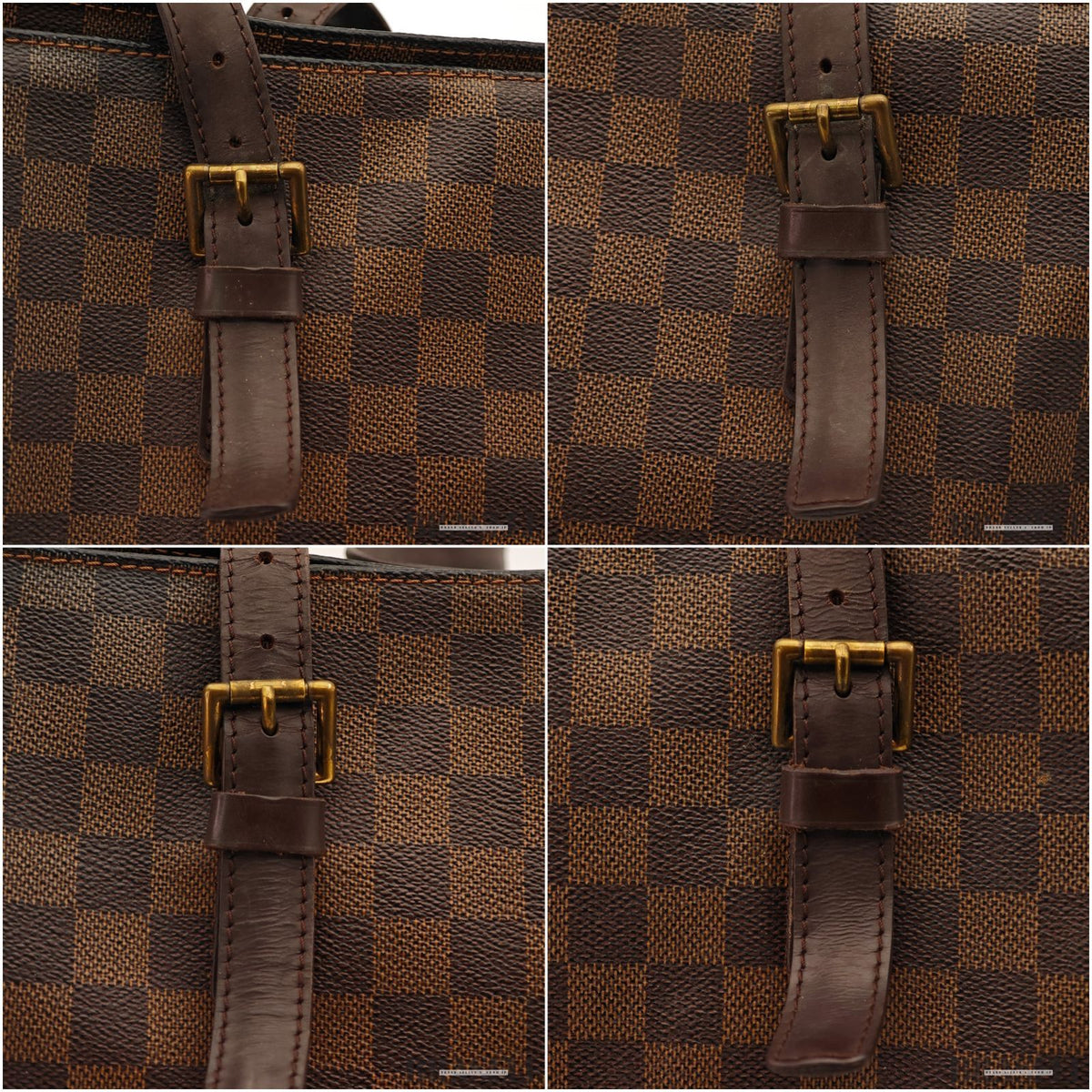 LOUIS VUITTON Damier Ebene Chelsea Tote Bag N51119 / Padlock【ImportFREE】