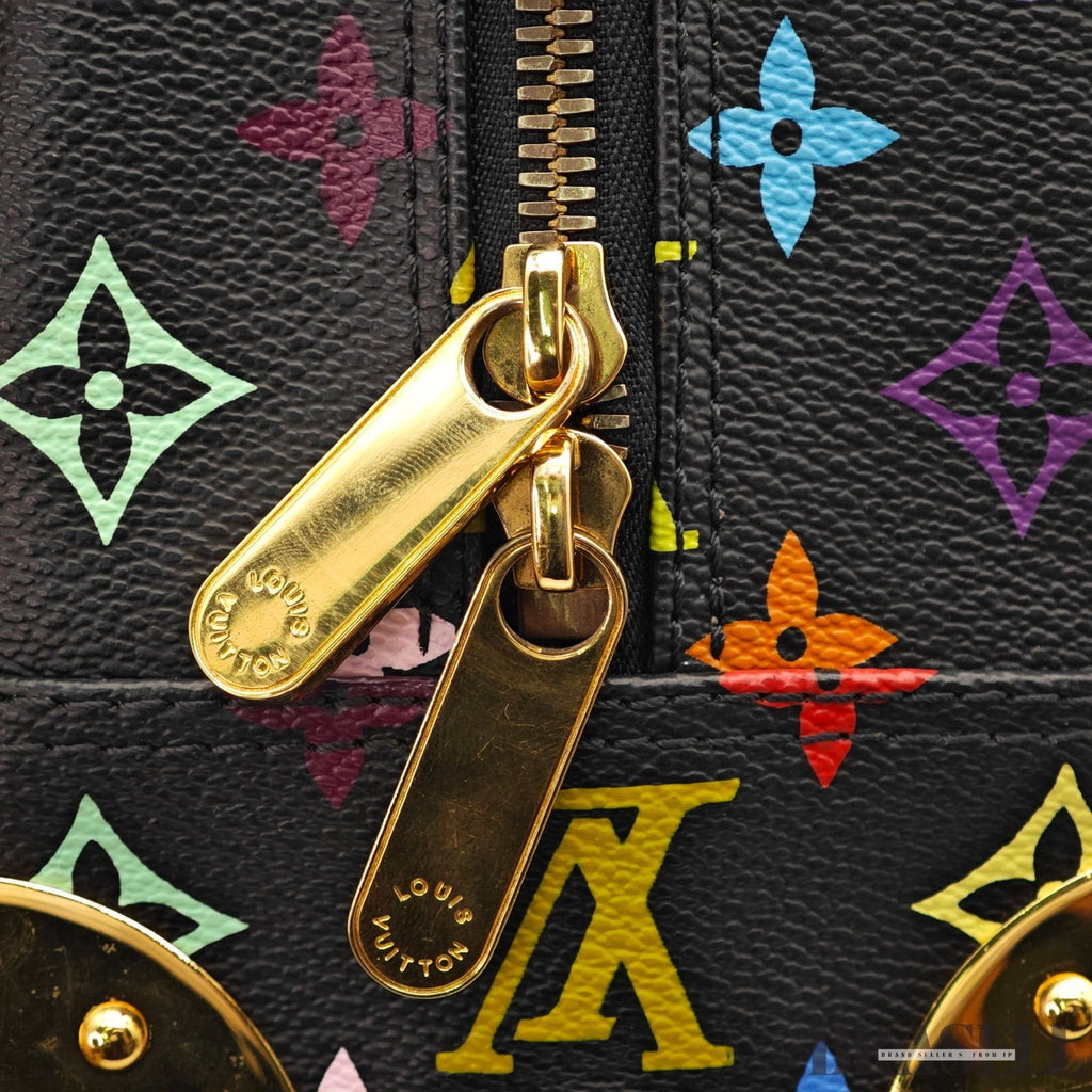 Louis Vuitton Monogram Multicolore Noir Trouville M92662【ImportFeeFREE】