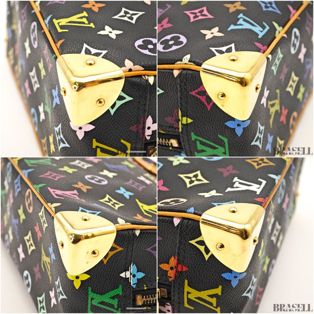 Louis Vuitton Monogram Multicolore Noir Trouville M92662【ImportFeeFREE】