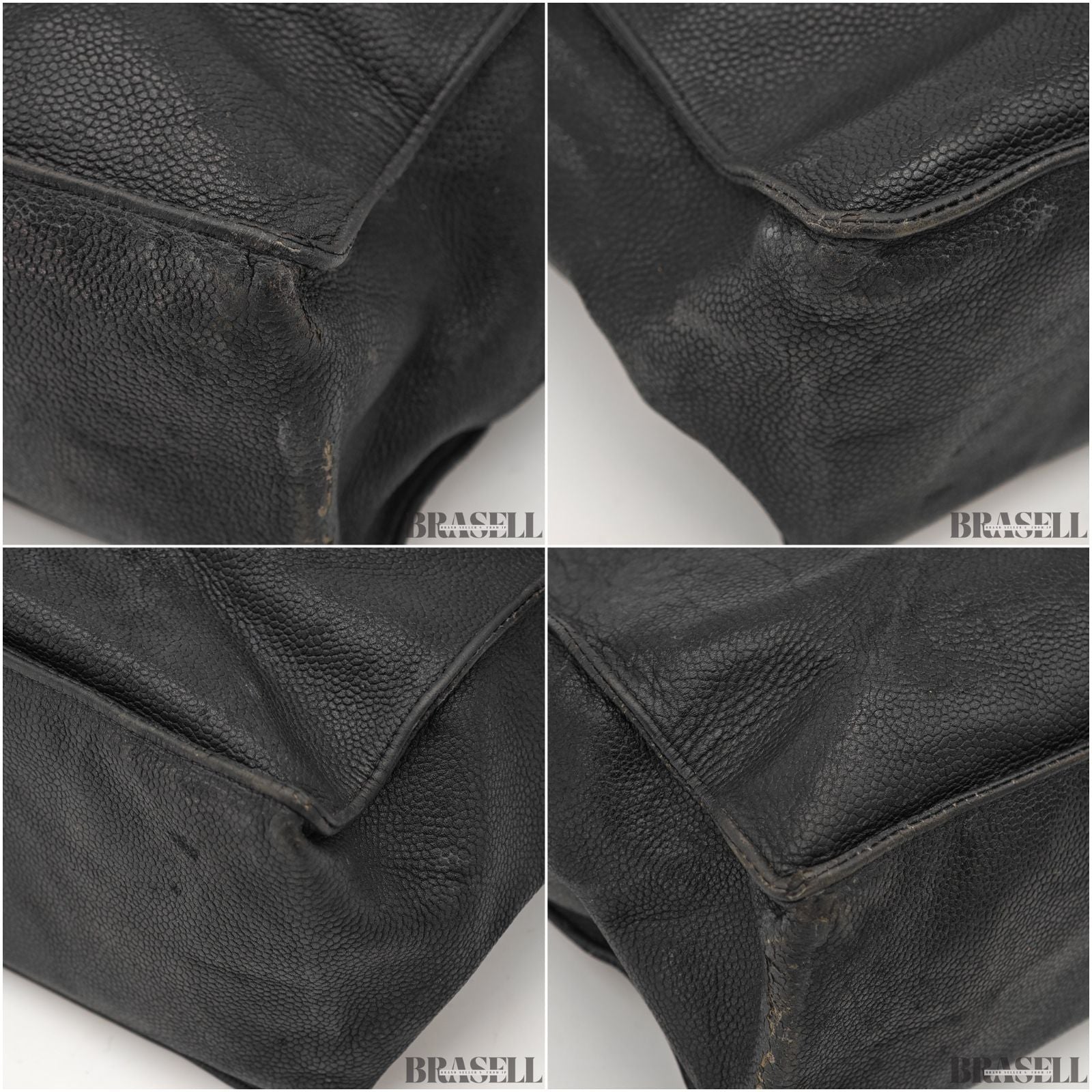 CHANEL Lambskin Chain Tote Bag Large CC Logo Chain Tote 【ImportFeeFREE】