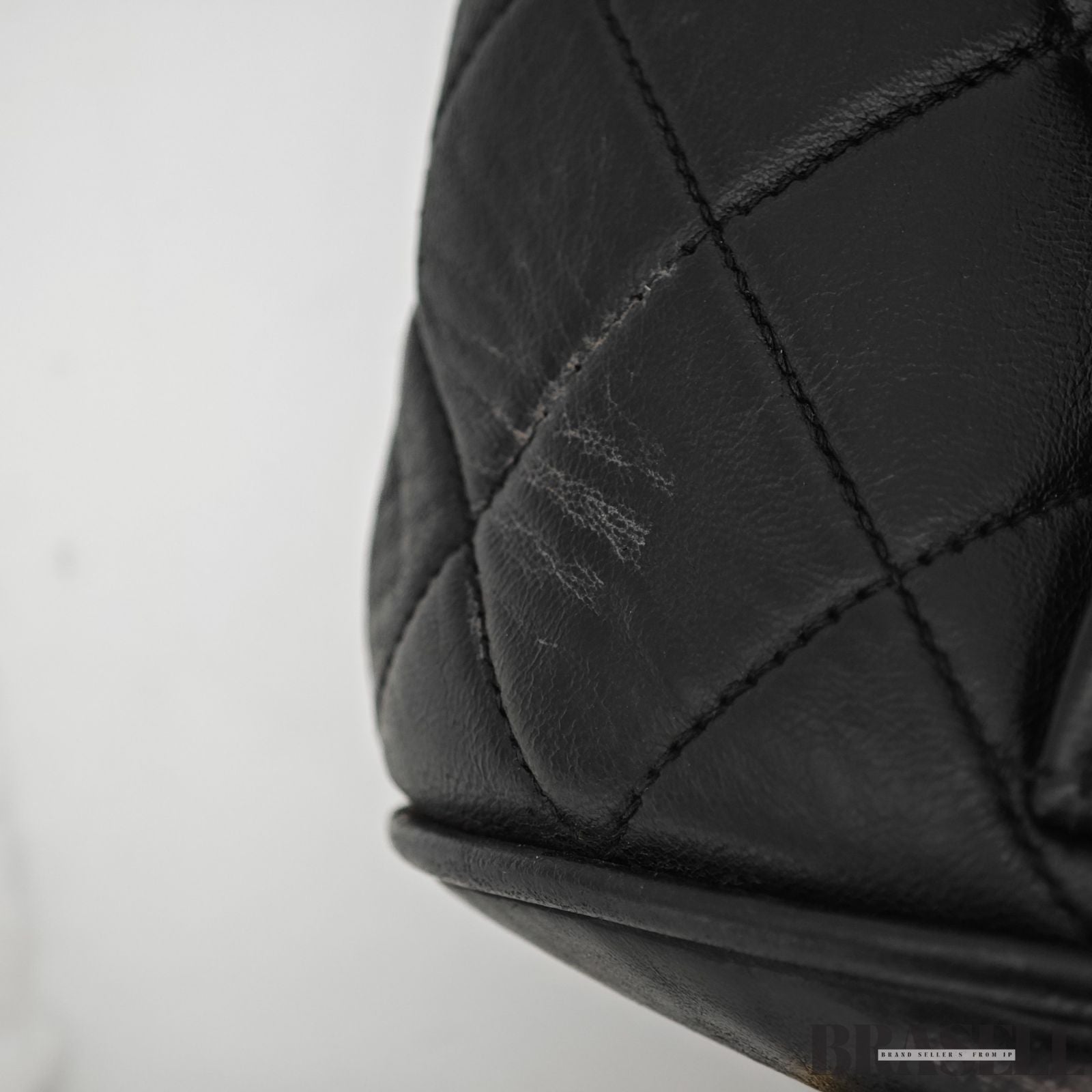 CHANEL Matelass Black Backpack Bag Flap Bag Lambskin【ImportFeeFREE】
