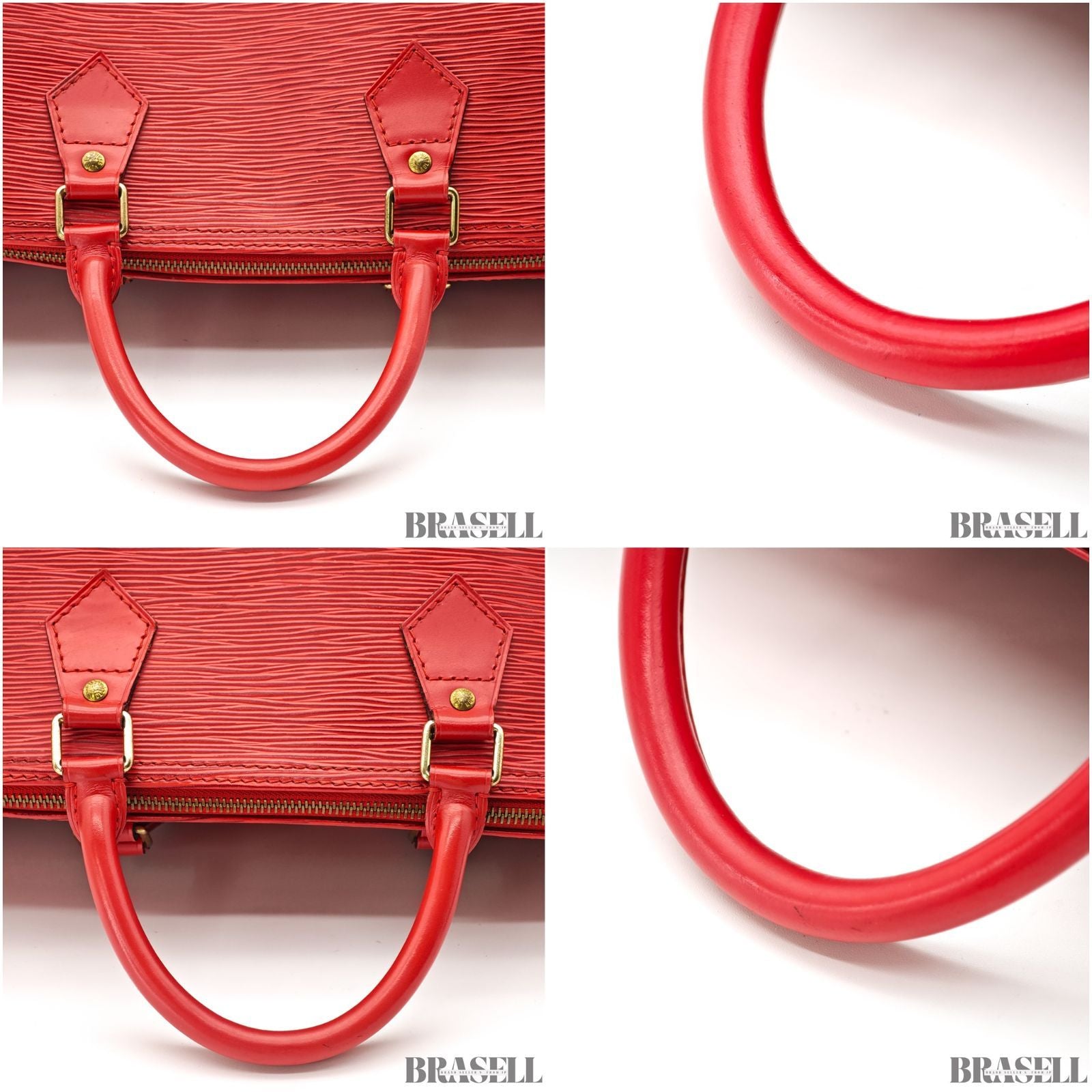 LOUIS VUITTON Epi Speedy 30 M43007 Mini Handbag Red【ImportFeeFREE】