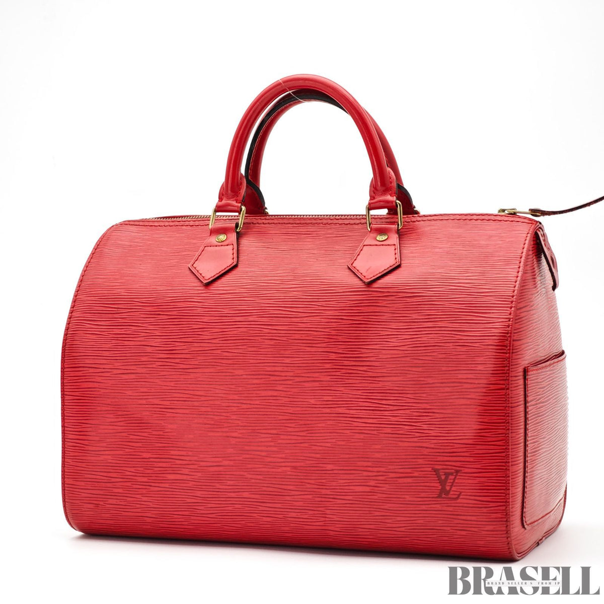LOUIS VUITTON Epi Speedy 30 M43007 Mini Handbag Red【ImportFeeFREE】