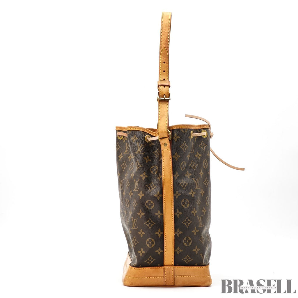 LOUIS VUITTON Monogram Noe M42224 Bucket Bag Brown【ImportFeeFREE】