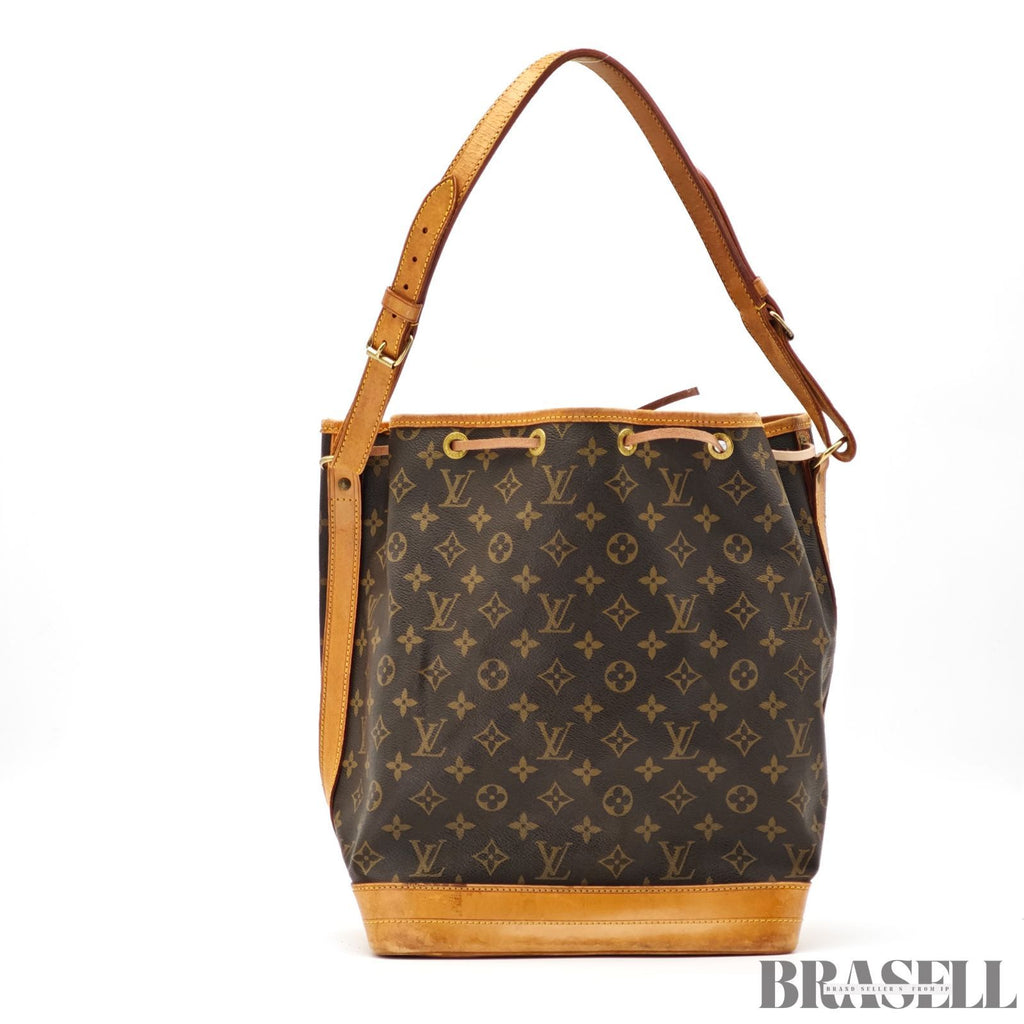 LOUIS VUITTON Monogram Noe M42224 Bucket Bag Brown【ImportFeeFREE】