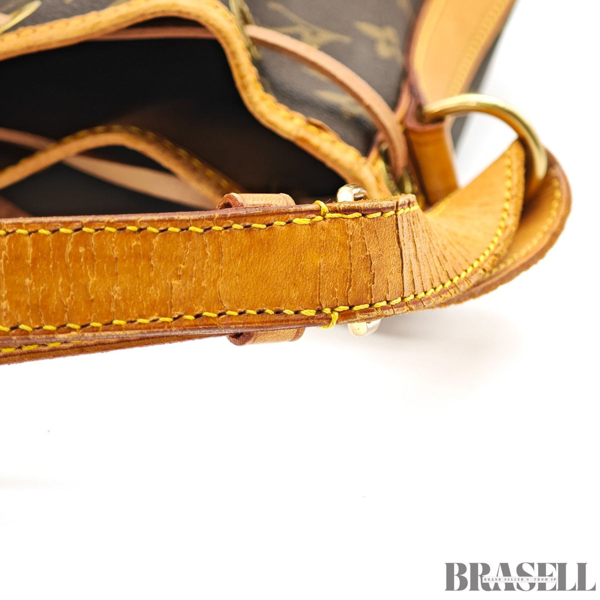 LOUIS VUITTON Monogram Noe M42224 Bucket Bag Brown【ImportFeeFREE】