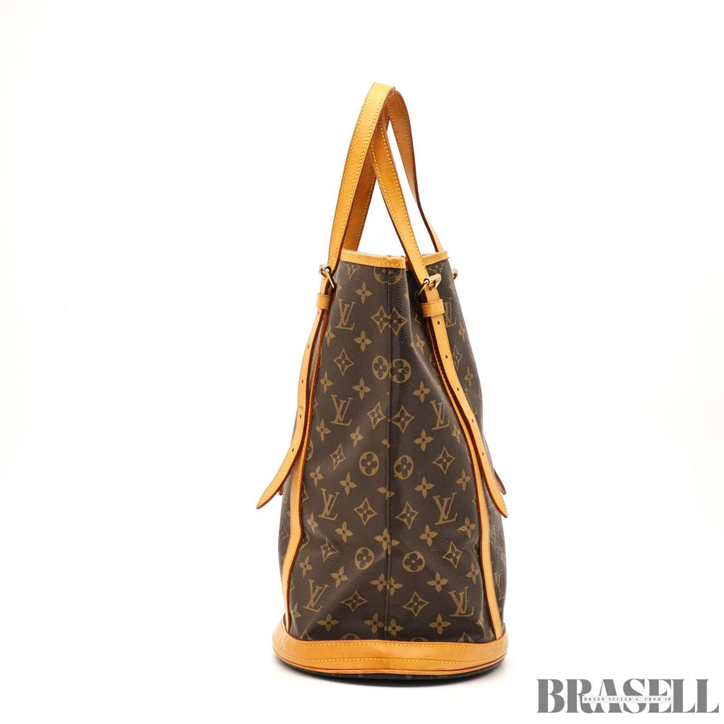 LOUIS VUITTON Bucket GM M42236 Tote Bucket Bag Brown 【ImportFeeFREE】