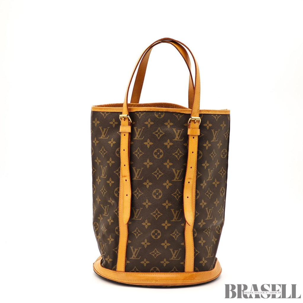 LOUIS VUITTON Bucket GM M42236 Tote Bucket Bag Brown 【ImportFeeFREE】