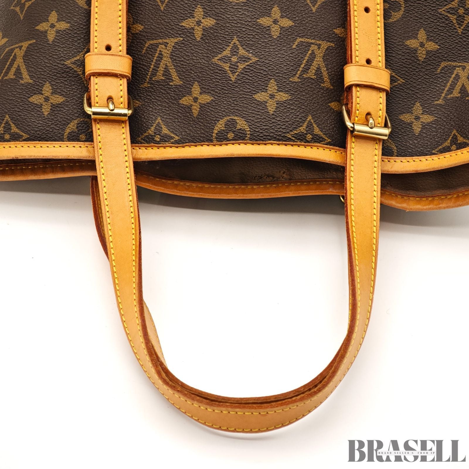 LOUIS VUITTON Bucket GM M42236 Tote Bucket Bag Brown 【ImportFeeFREE】