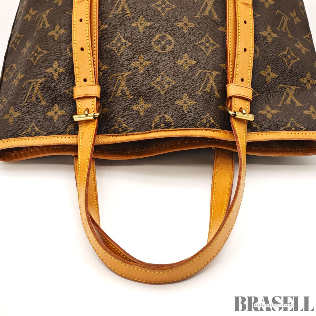 LOUIS VUITTON Bucket GM M42236 Tote Bucket Bag Brown 【ImportFeeFREE】