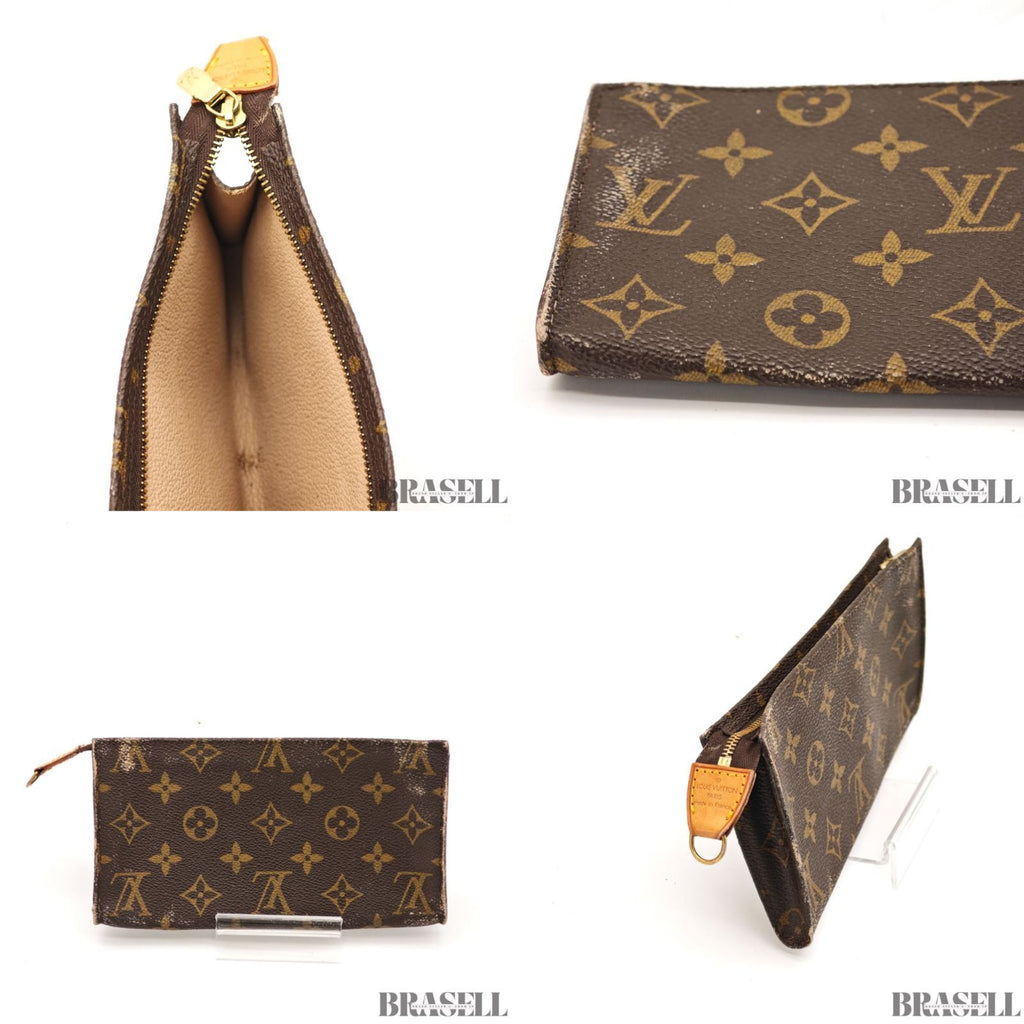 LOUIS VUITTON Bucket GM M42236 Tote Bucket Bag Brown 【ImportFeeFREE】