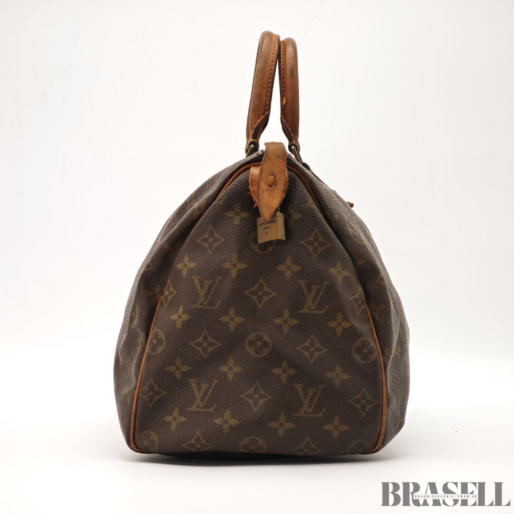 LOUIS VUITTON Monogram Speedy 35 M41524 Boston Handbag【ImportFeeFREE】