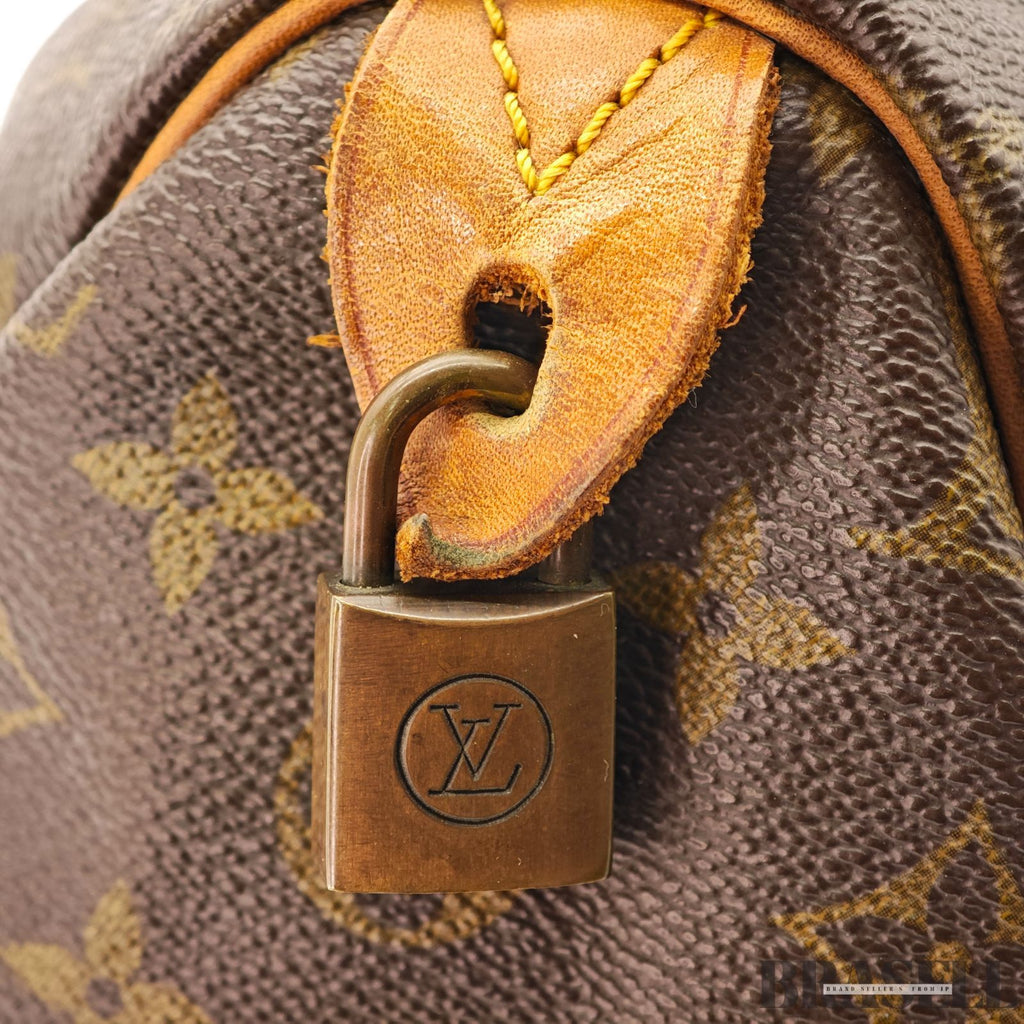 LOUIS VUITTON Monogram Speedy 35 M41524 Boston Handbag【ImportFeeFREE】