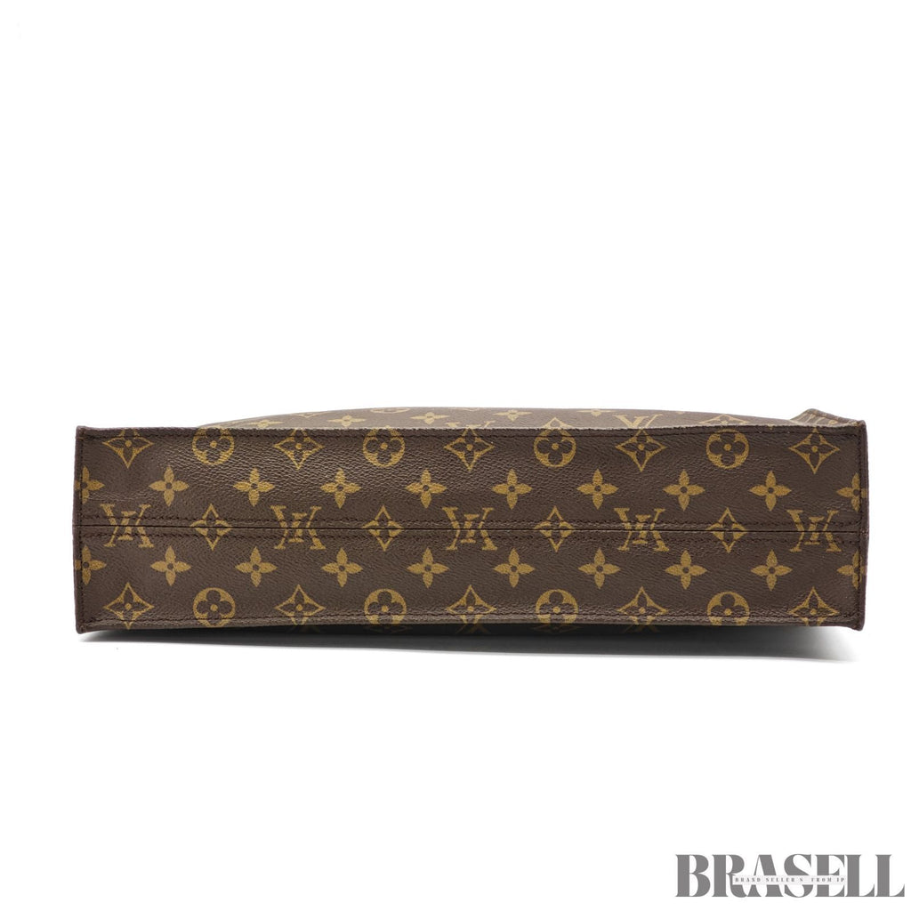 LOUIS VUITTON Monogram Sac Plat M51140 Vertical Tote Bag【ImportFeeFREE】