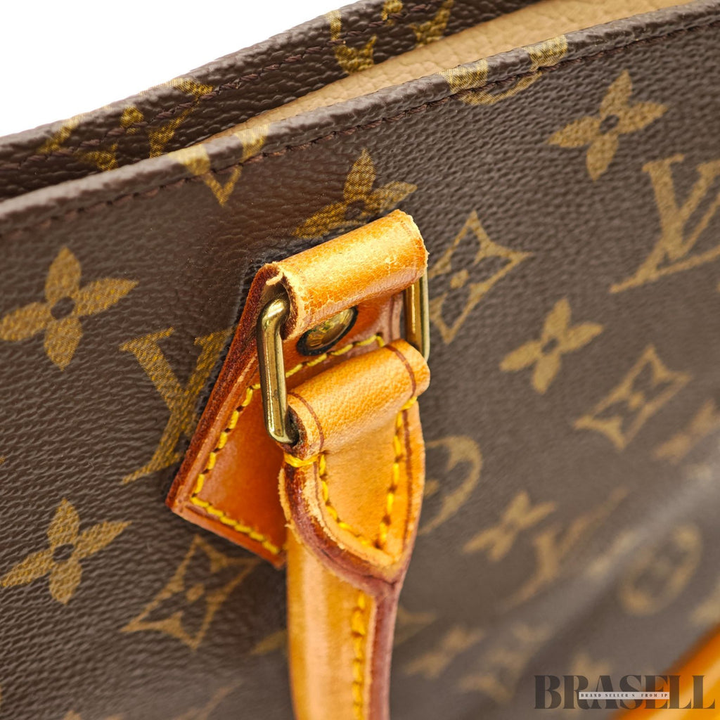 LOUIS VUITTON Monogram Sac Plat M51140 Vertical Tote Bag【ImportFeeFREE】