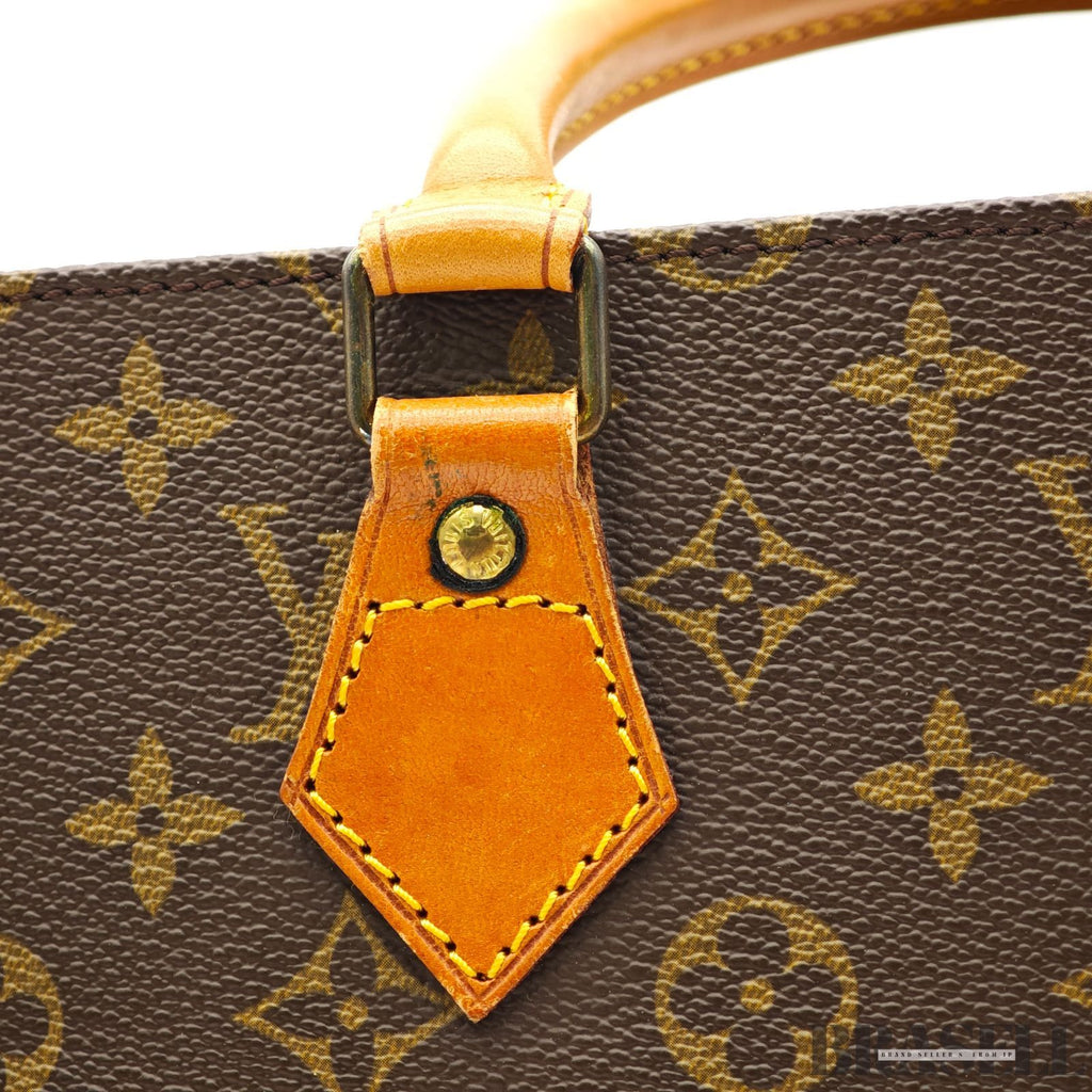 LOUIS VUITTON Monogram Sac Plat M51140 Vertical Tote Bag【ImportFeeFREE】