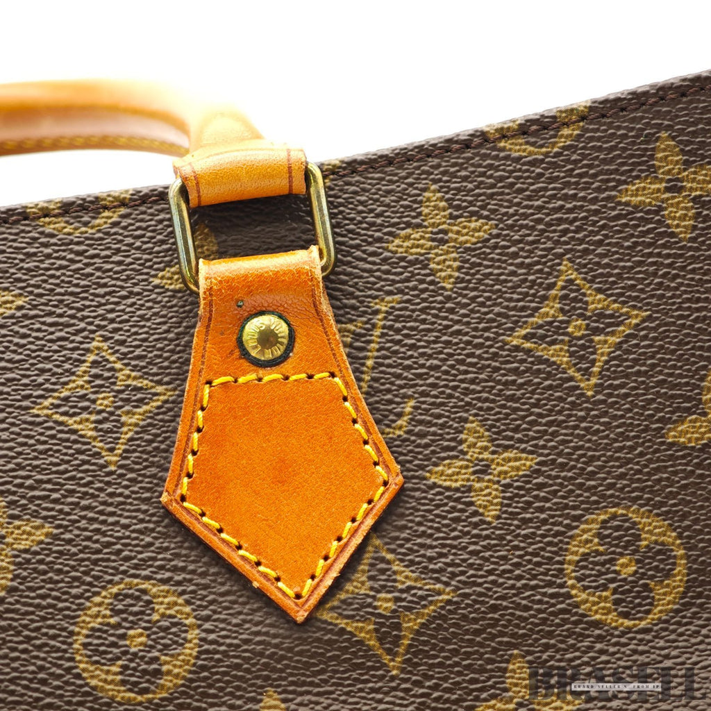 LOUIS VUITTON Monogram Sac Plat M51140 Vertical Tote Bag【ImportFeeFREE】