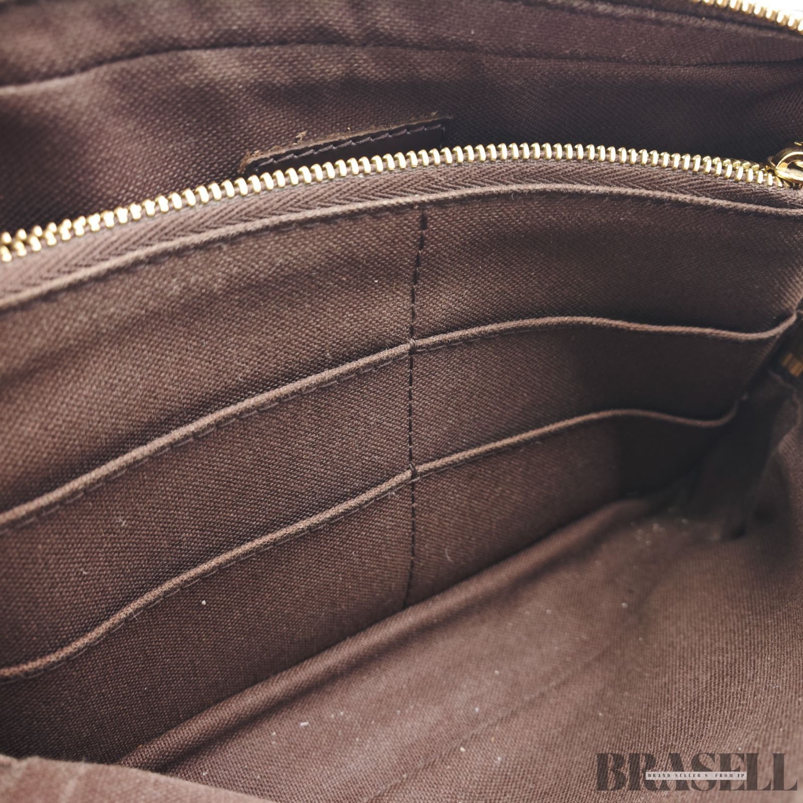 LOUIS VUITTON Damier Ebene Brooklyn Bumbag N41101 Brown【ImportFeeFREE】
