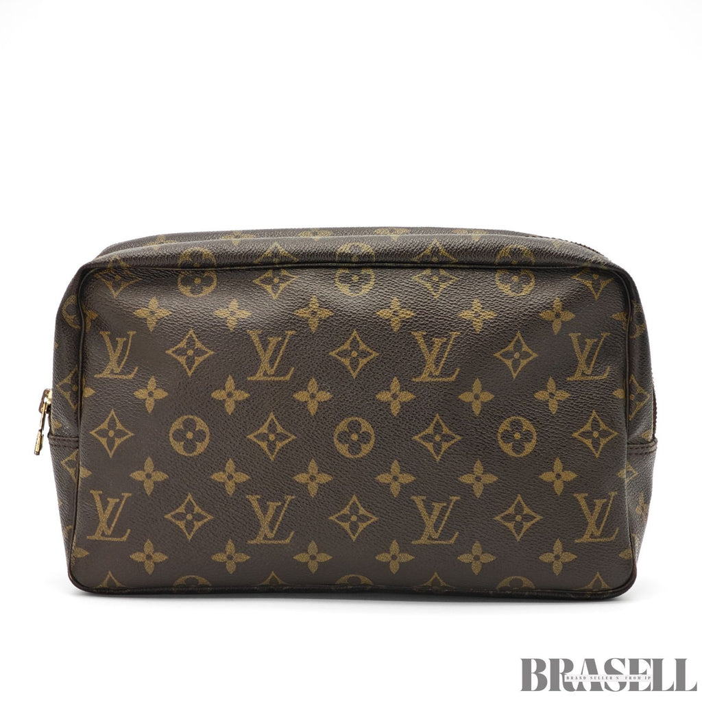 LOUIS VUITTON Trousseau Toilette 28 M47522 Monogram Brown【ImportFeeFREE】