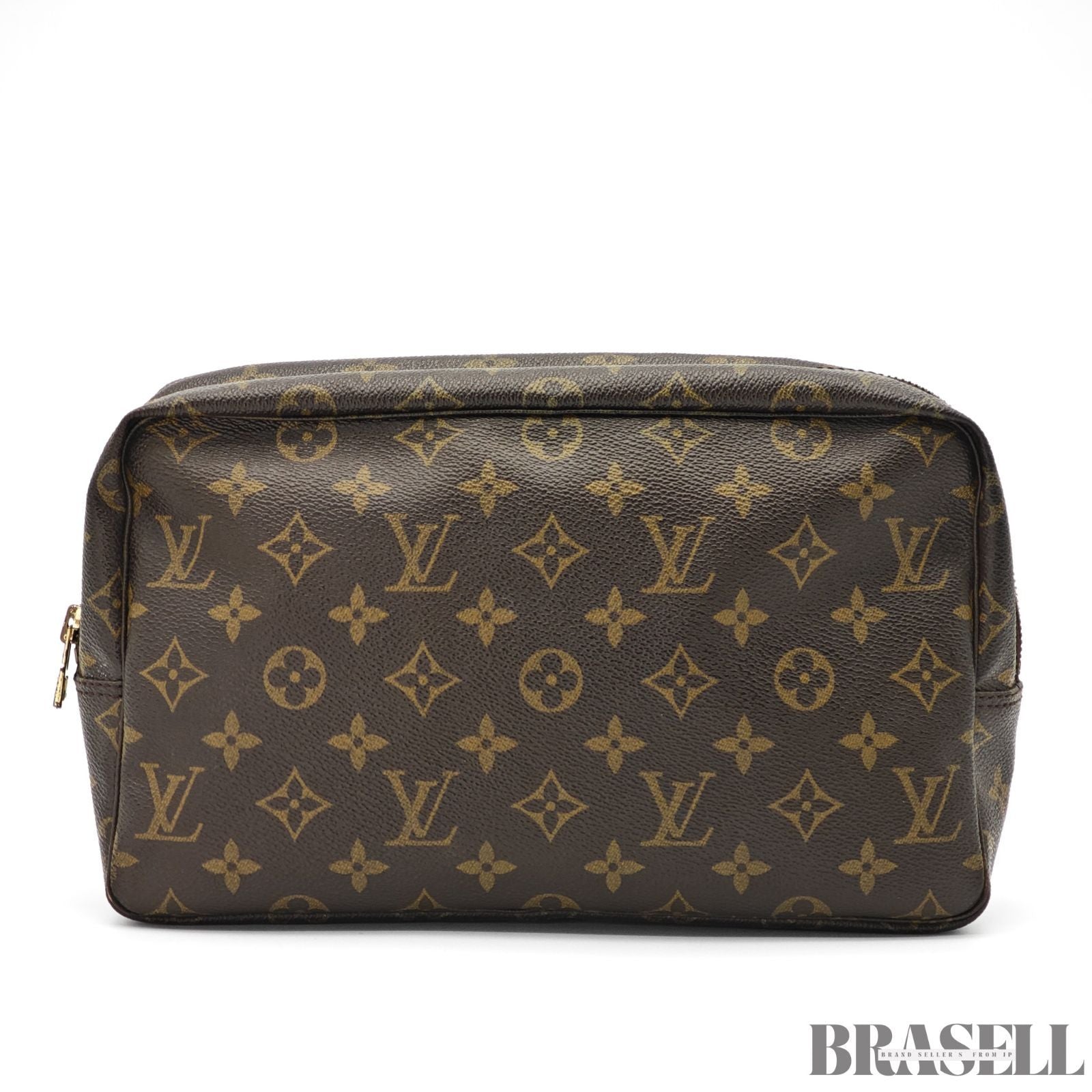 LOUIS VUITTON Trousseau Toilette 28 M47522 Monogram Brown【ImportFeeFREE】