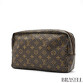 LOUIS VUITTON Trousseau Toilette 28 M47522 Monogram Brown【ImportFeeFREE】