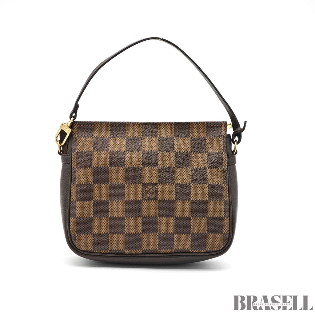 LOUIS VUITTON Trousse Makeup Hand Bag Poach Damier Ebene【ImportFeeFREE】
